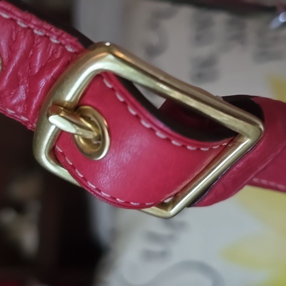 Coach Hamptons Barbie Pink Pebbled Leather Shoulder Bag Is 20yrs Old In EUC - Picture 7 of 17
